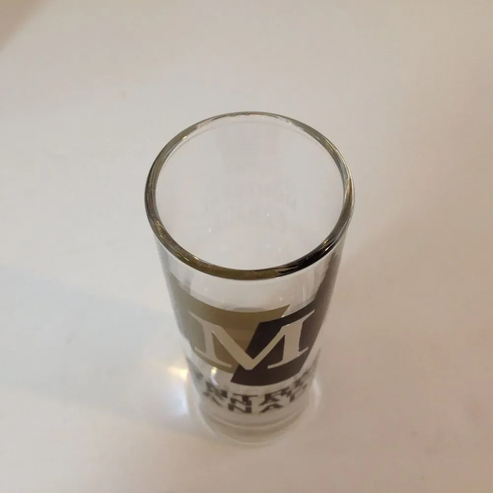 Vintage Montreal Canada Shooter Shot Glass Logo Design